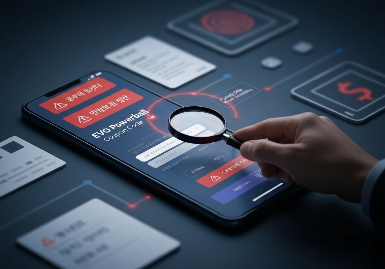 EVO파워볼 쿠폰코드 입력시 주의할 점