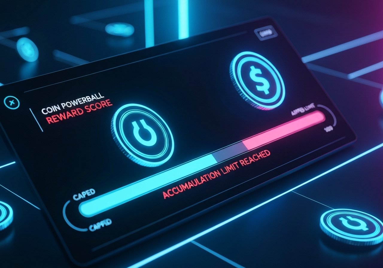 코인파워볼 리워드 점수 적립 제한